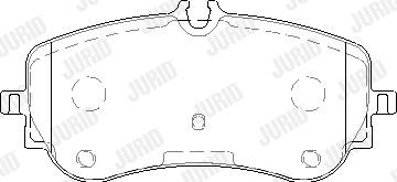 Jurid 573832J - Brake Pad Set, disc brake autospares.lv