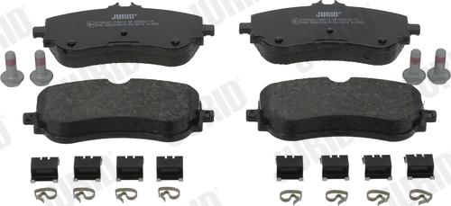 Jurid 573832J - Brake Pad Set, disc brake autospares.lv