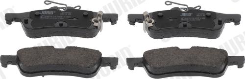 Jurid 573873J - Brake Pad Set, disc brake autospares.lv