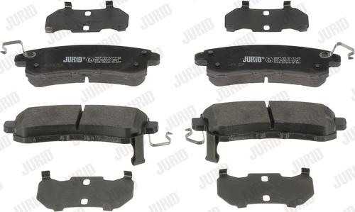 Jurid 573398J - Brake Pad Set, disc brake autospares.lv