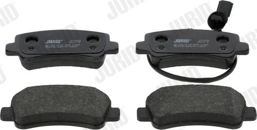 Jurid 573359J - Brake Pad Set, disc brake autospares.lv