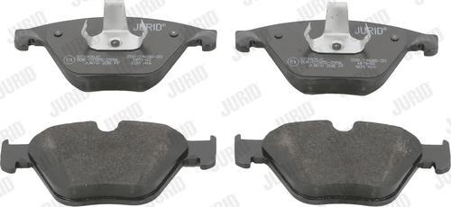 Jurid 573305JC - Brake Pad Set, disc brake autospares.lv
