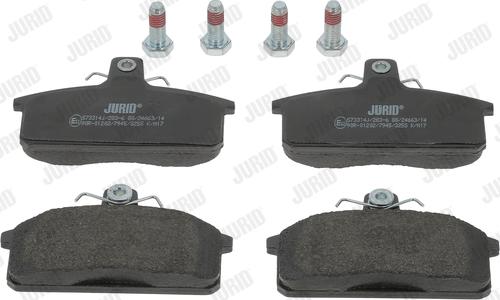 Jurid 573314J - Brake Pad Set, disc brake autospares.lv