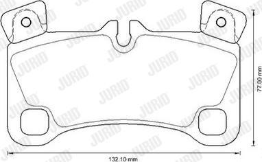 Jurid 573339JC - Brake Pad Set, disc brake autospares.lv