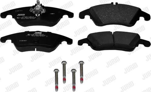 Jurid 573291J - Brake Pad Set, disc brake autospares.lv