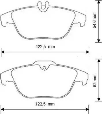 Jurid 573248J-AS - Brake Pad Set, disc brake autospares.lv