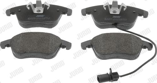 Jurid 573258J - Brake Pad Set, disc brake autospares.lv