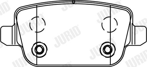 Jurid 573263J - Brake Pad Set, disc brake autospares.lv