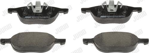 Jurid 573209D - Brake Pad Set, disc brake autospares.lv