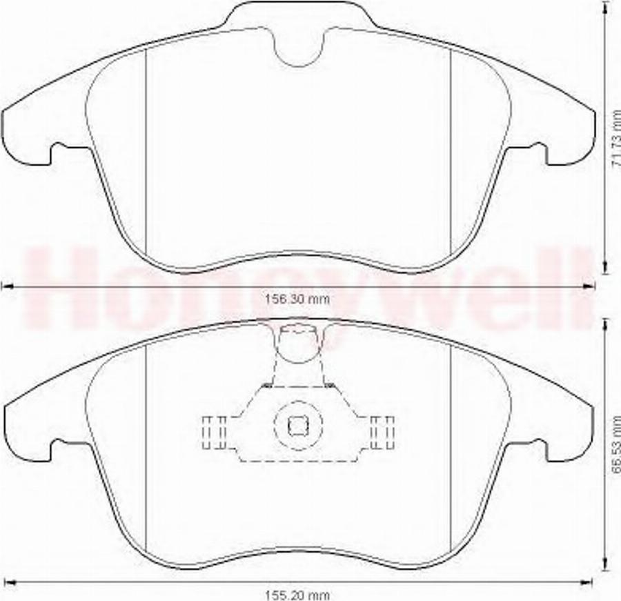 Jurid 573201JAS - Brake Pad Set, disc brake autospares.lv