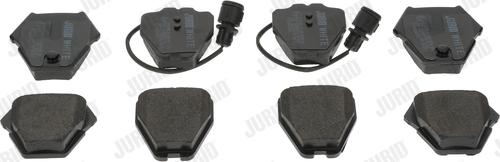 Jurid 573208JC - Brake Pad Set, disc brake autospares.lv