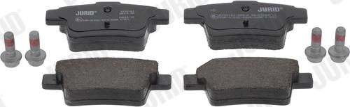 Jurid 573218J - Brake Pad Set, disc brake autospares.lv