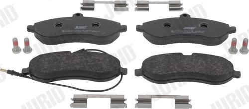 Jurid 573280J - Brake Pad Set, disc brake autospares.lv