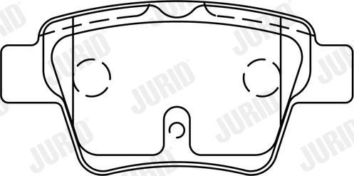 Jurid 573235J - Brake Pad Set, disc brake autospares.lv