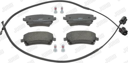 Jurid 573225J - Brake Pad Set, disc brake autospares.lv