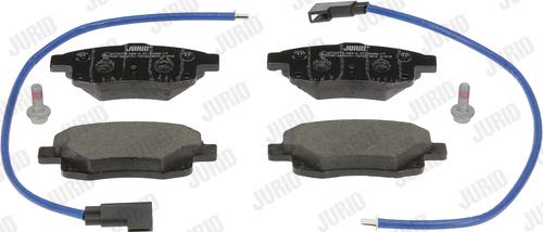 Jurid 573277D - Brake Pad Set, disc brake autospares.lv