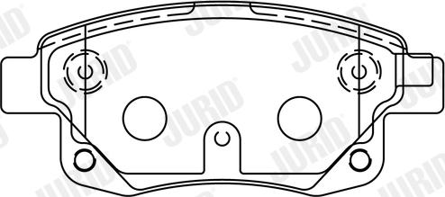 Jurid 573277J - Brake Pad Set, disc brake autospares.lv