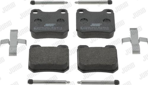 Jurid 573709J - Brake Pad Set, disc brake autospares.lv