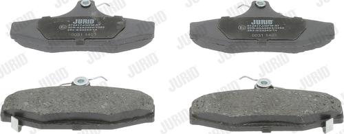 Jurid 572417J - Brake Pad Set, disc brake autospares.lv
