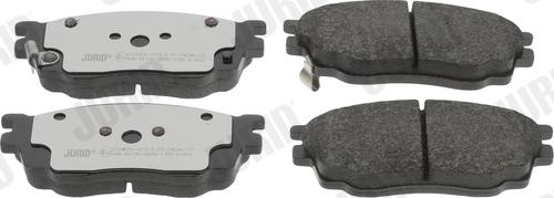 Jurid 572489J - Brake Pad Set, disc brake autospares.lv