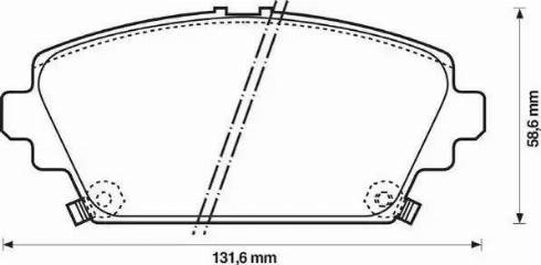 Jurid 572429J-AS - Brake Pad Set, disc brake autospares.lv