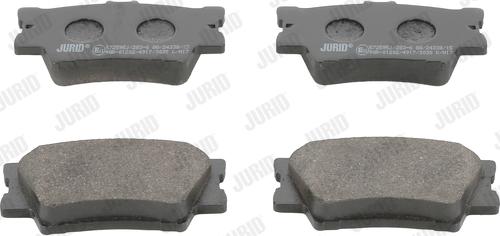 Jurid 572595J - Brake Pad Set, disc brake autospares.lv