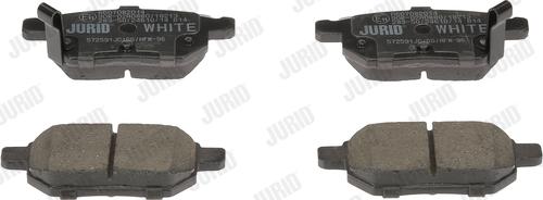 Jurid 572591JC - Brake Pad Set, disc brake autospares.lv
