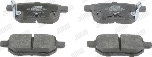 Jurid 572591J - Brake Pad Set, disc brake autospares.lv