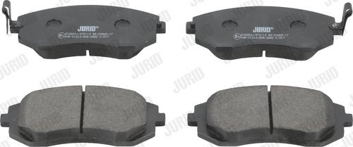 Jurid 572550J - Brake Pad Set, disc brake autospares.lv