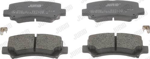 Jurid 572589J - Brake Pad Set, disc brake autospares.lv