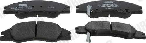 Jurid 572585J - Brake Pad Set, disc brake autospares.lv