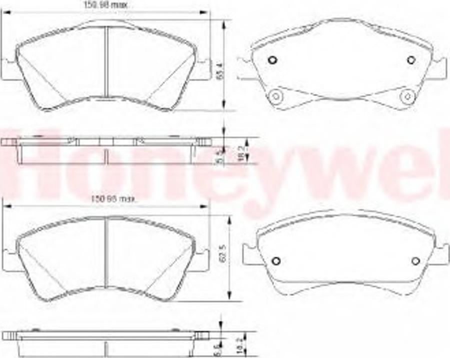 Jurid 572525JAS - Brake Pad Set, disc brake autospares.lv