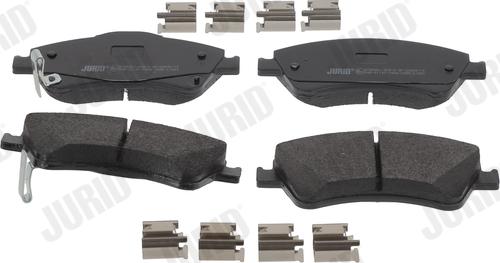 Jurid 572525J - Brake Pad Set, disc brake autospares.lv