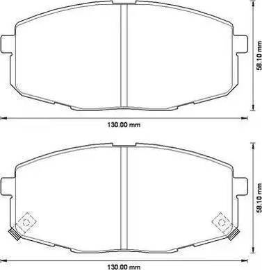 RIDER RD.3323.DB3342 - Brake Pad Set, disc brake autospares.lv