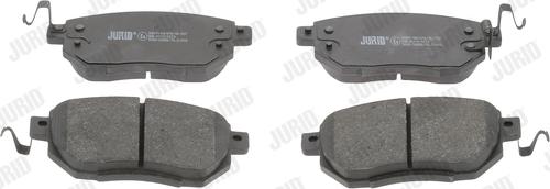 Jurid 572649J - Brake Pad Set, disc brake autospares.lv