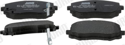 Jurid 572609J - Brake Pad Set, disc brake autospares.lv