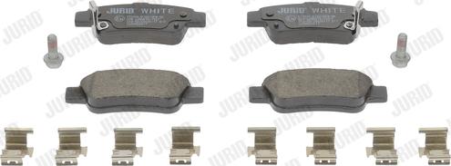 Jurid 572606JC - Brake Pad Set, disc brake autospares.lv