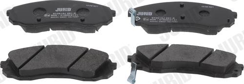 Jurid 572619J - Brake Pad Set, disc brake autospares.lv