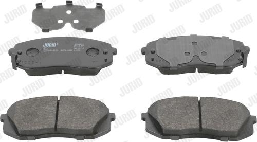 Jurid 572612J - Brake Pad Set, disc brake autospares.lv