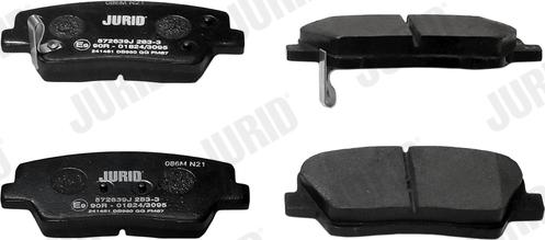 Jurid 572639J - Brake Pad Set, disc brake autospares.lv