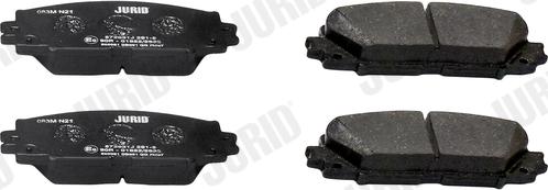 Jurid 572631J - Brake Pad Set, disc brake autospares.lv