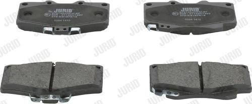 Jurid 572140J - Brake Pad Set, disc brake autospares.lv
