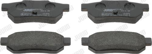 Jurid 572135J - Brake Pad Set, disc brake autospares.lv