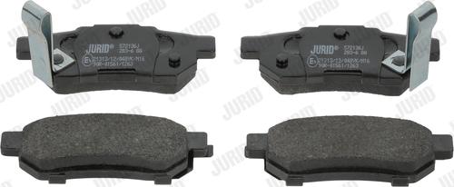 Jurid 572136J - Brake Pad Set, disc brake autospares.lv