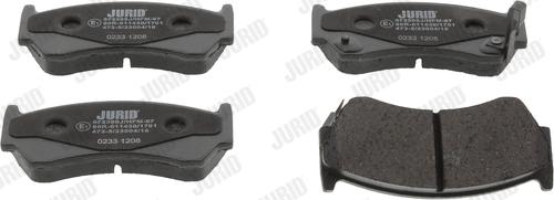 Jurid 572396J - Brake Pad Set, disc brake autospares.lv