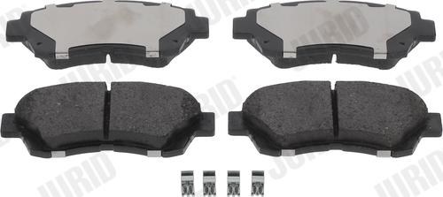 Jurid 572392J - Brake Pad Set, disc brake autospares.lv