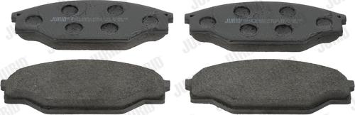 Jurid 572363J - Brake Pad Set, disc brake autospares.lv