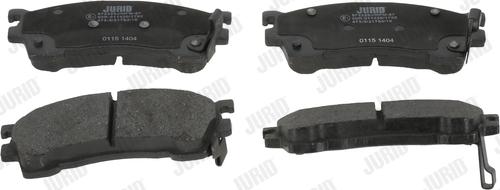 Jurid 572325J - Brake Pad Set, disc brake autospares.lv