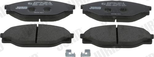 Jurid 572378J - Brake Pad Set, disc brake autospares.lv