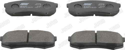 Jurid 572245J - Brake Pad Set, disc brake autospares.lv